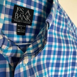 Jos. A. Bank dress shirt. Medium. Navy blue.